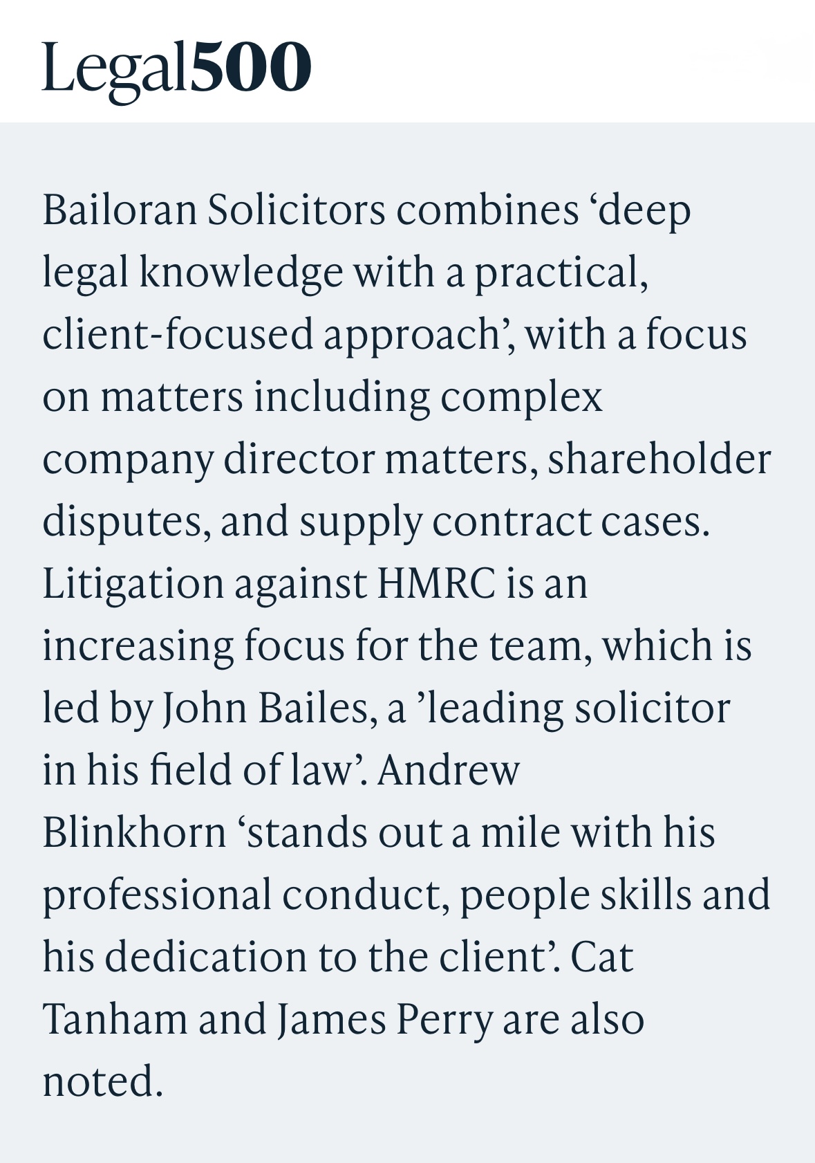 UK Leading Firm 2025