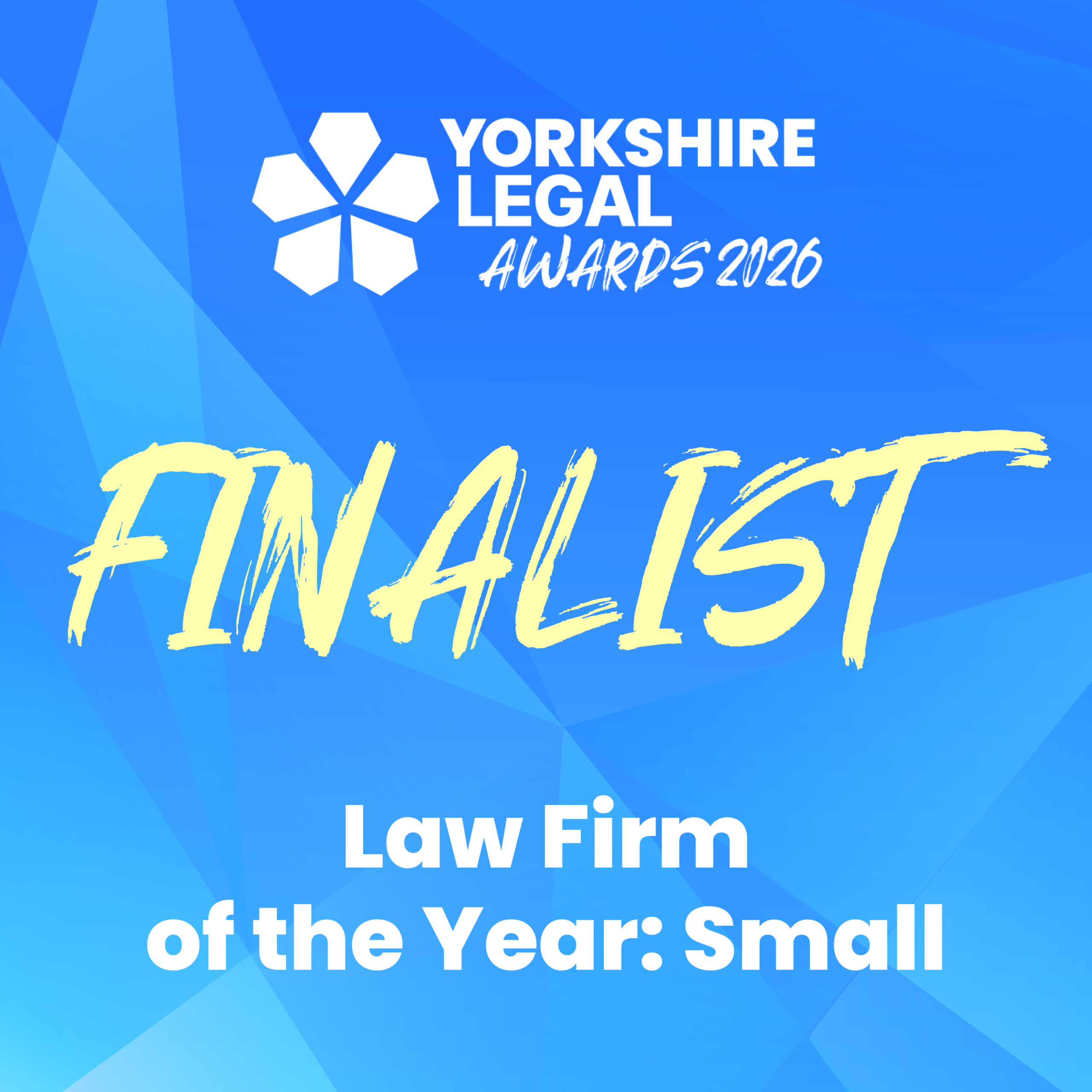 Shortlisted for The Business Masters Yorkshire Awards 2026